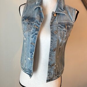 Hollister co Denim Vest